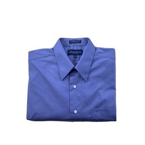 Giorgio Brutini Men's  Button-up Long Sleeve Shirt, size Large 16-16.5 32/43 Pur